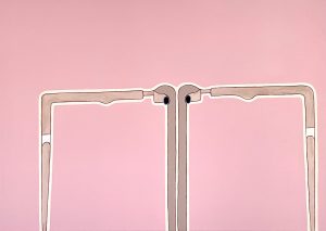 The slope is slightly inclined